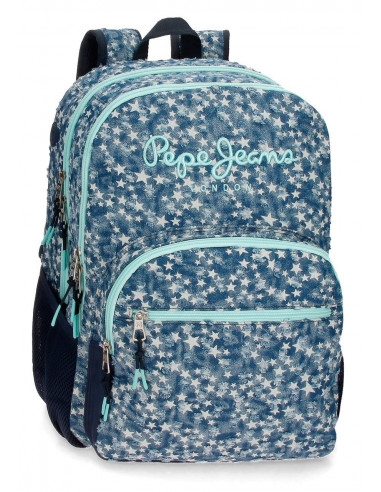 MOCHILA 44C.2C. PJL PJL DENIM STAR AZUL